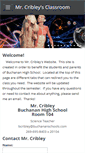 Mobile Screenshot of bcribley.buchananschools.com